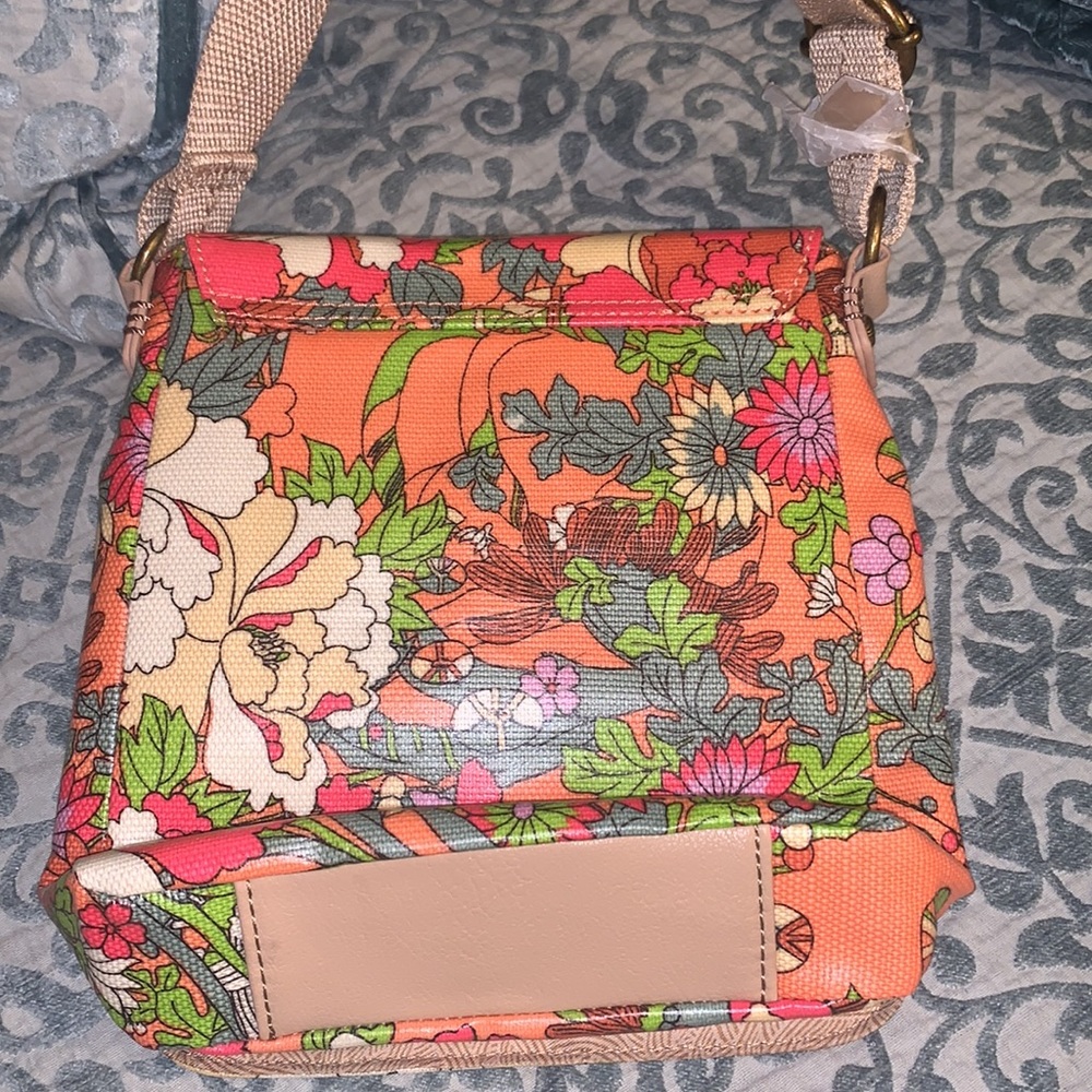 Sakroots flat cross body floral pink bag - Picture 8 of 9